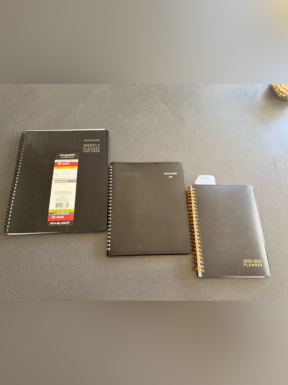 Set of three previous years calendars planners all new